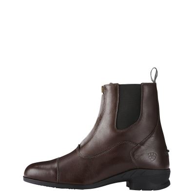 Ariat English: Heritage IV Zip Botas Paddock Hombre - Marrones Oscuro (TILBH7496)